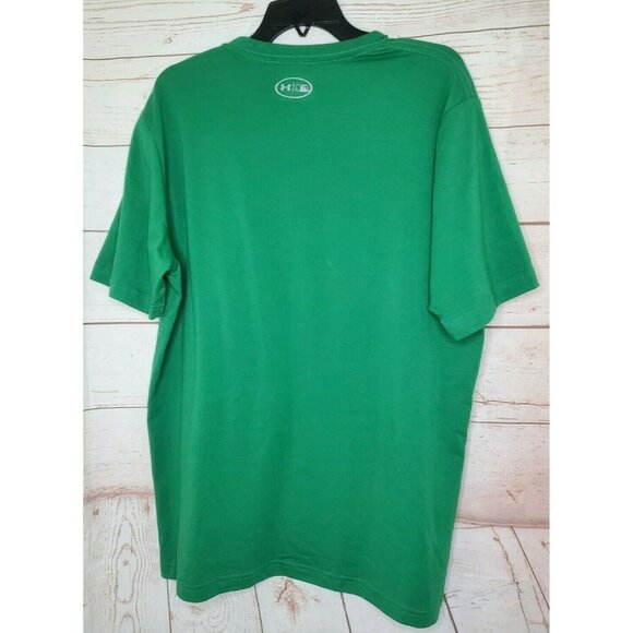 Loose Large Green Boston Red Sox B Logo Heat Gear T Shirt - Picture 4 of 11